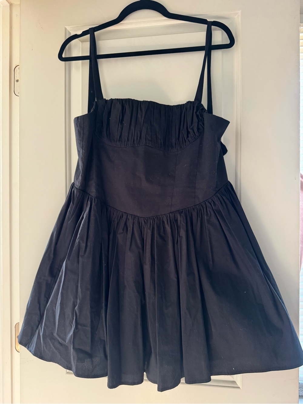 Zara Black Mini Fit-and-Flare Sleeveless Dress